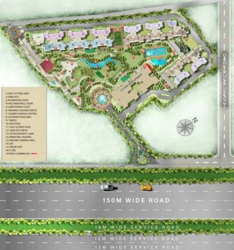 Master Plan, m3m-capital 3 Bedroom 1665 Sq.Ft. Apartment In Sector 113 Gurgaon 9215304