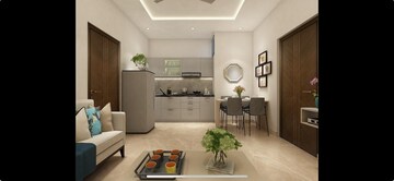Living Room in 1 BHK Apartment at Redwood Magnus, Jeerota – for Rent