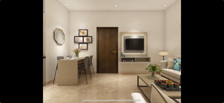 Living Room, redwood-magnus 1 Bedroom 475 Sq.Ft. Apartment In Jeerota Jaipur 9215334