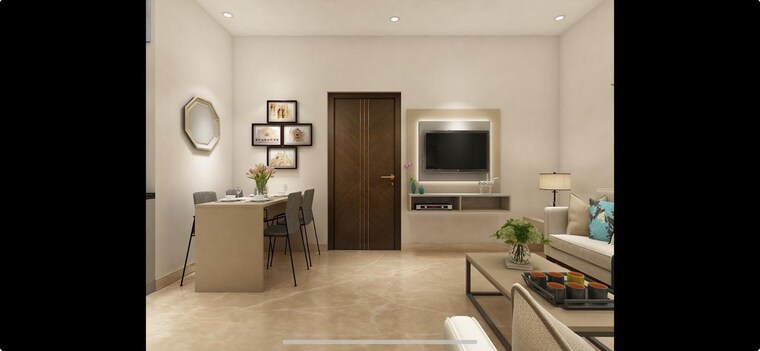 Living Room, redwood-magnus 1 Bedroom 475 Sq.Ft. Apartment In Jeerota Jaipur 9215334