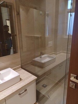 Bathroom in 3 BHK Apartment at Greater Kailash ii – for Rent