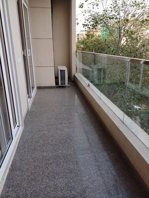 Balcony in 3 BHK Apartment at Greater Kailash ii – for Rent