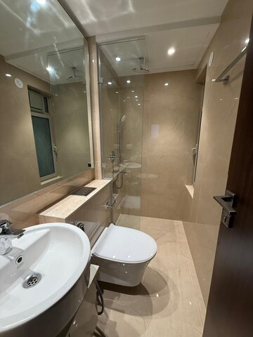 Bathroom in 1 BHK Apartment at Hiranandani Highland, Powai – for Rent