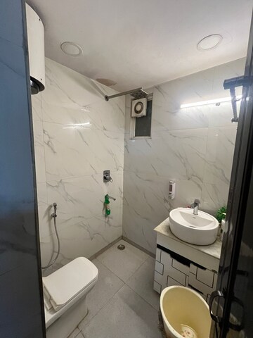 Bathroom in 3 BHK Builder Floor at Vasant Kunj – for Rent