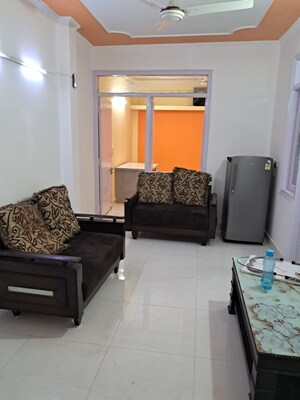 Living Room in 2 BHK Builder Floor at Freedom Fighters Enclave – for Rent