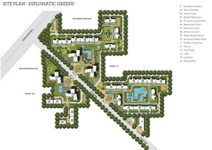 Master Plan in 3.5 BHK Apartment at Puri Diplomatic Residences, Sector 111 – for Sale