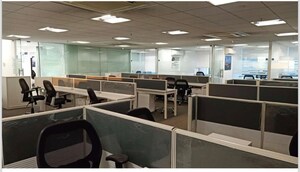 Team Area in  Office Space at Millennium Business Park, T.T.C. Industrial Area – for Rent