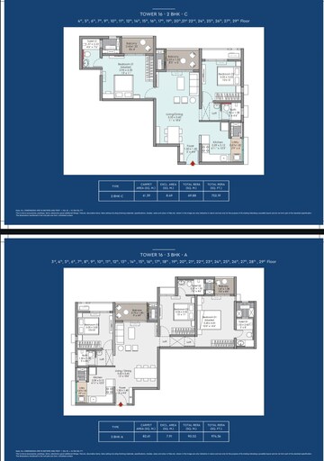 Floor Plan in 1 BHK Apartment at Godrej Aqua Vista, Keshav Nagar – for Sale