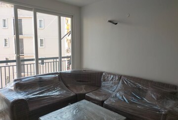 Living Room in 3 BHK Apartment at Maxxus Elanza, International Airport Road – for Rent