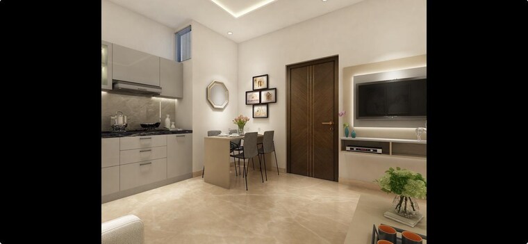 Living Room, redwood-magnus 1 Bedroom 475 Sq.Ft. Apartment In Jeerota Jaipur 9215594