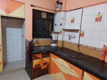 Kitchen in 1 BHK Apartment at Rutu Estate, Brahmand – for Rent