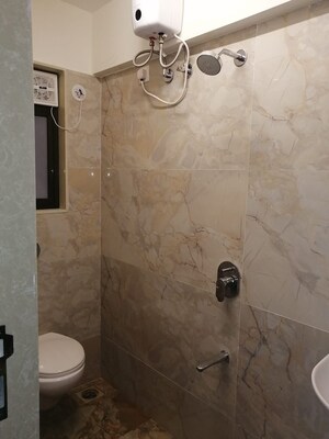 Bathroom in 1 BHK Apartment at Unique Tower Vikhroli, Vikhroli East – for Rent