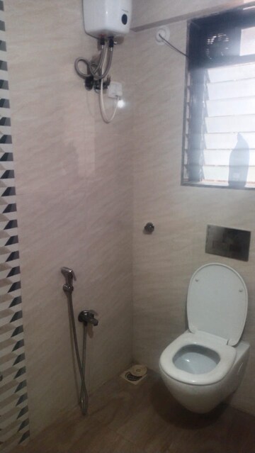 Bathroom in 1 RK Apartment at Mahape – for Rent