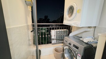 Balcony in 3 BHK Builder Floor at Anand Niketan – for Rent