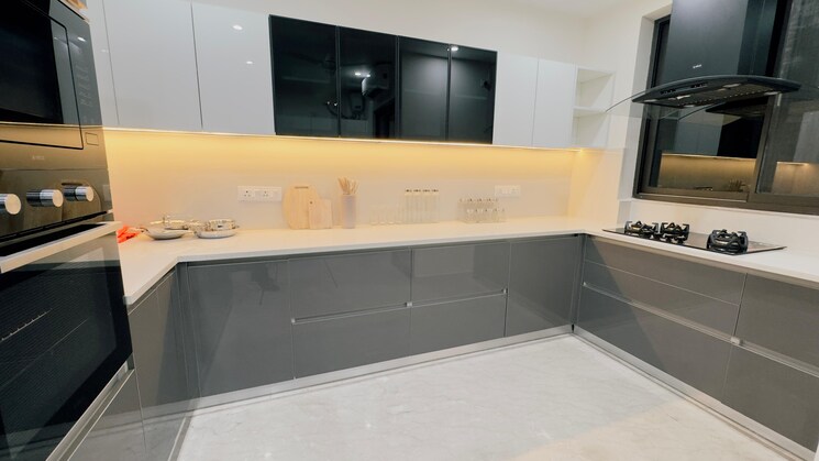 Kitchen, anand niketan 3 Bedroom 2700 Sq.Ft. Builder Floor In Anand Niketan Delhi 9215657