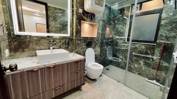 Bathroom in 3 BHK Builder Floor at Anand Niketan – for Rent