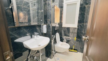 Bathroom in 3 BHK Builder Floor at Anand Niketan – for Rent