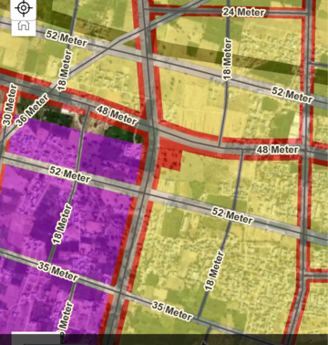  Plot – Map Location View at Vatika Road - for Sale
