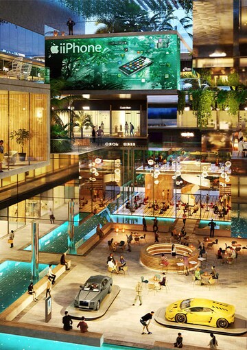 Floor Plan in  Shop at Elan Epic, Sector 70 – for Sale
