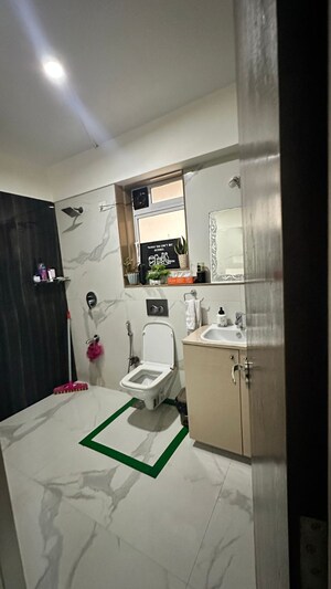 Bathroom in 2 BHK Apartment at RNA NG Eclat, Andheri West – for Rent