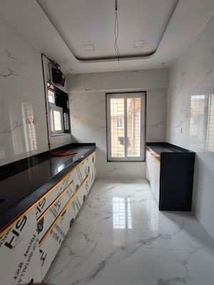 Kitchen in 2 BHK Apartment at Raheja Garden Estate, Midc Colony – for Rent