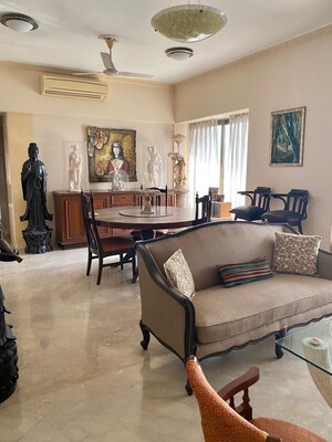 Living Room in 3 BHK Apartment at Lokhandwala Zahra, Worli – for Sale