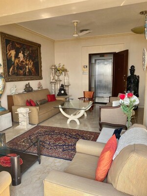 Living Room in 3 BHK Apartment at Lokhandwala Zahra, Worli – for Sale