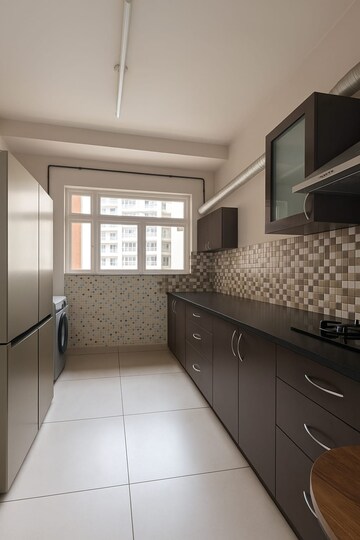 Kitchen in 2.5 BHK Apartment at Prestige Lakeside Habitat, Varthur – for Rent