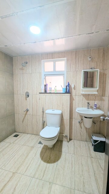 Bathroom in 2.5 BHK Apartment at Prestige Lakeside Habitat, Varthur – for Rent