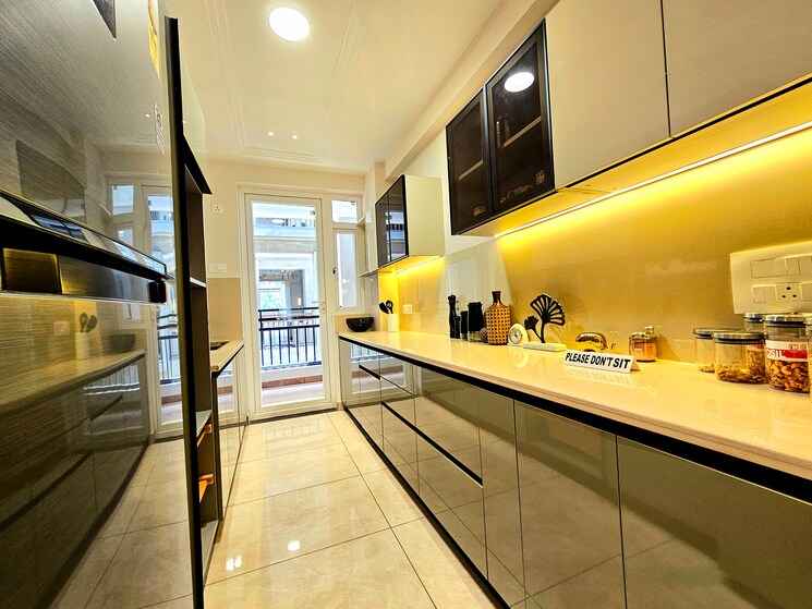 Kitchen, nagla road 3 Bedroom 2025 Sq.Ft. Apartment In Nagla Road Zirakpur 9216082