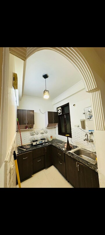 Kitchen in 2 BHK Builder Floor at Saket – for Rent