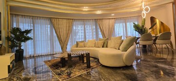 Living Room in 3 BHK Apartment at Lodha The World Towers World One Tier 2, Worli – for Sale