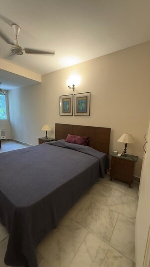 Bedroom in 3 BHK Builder Floor at Defence Colony – for Rent