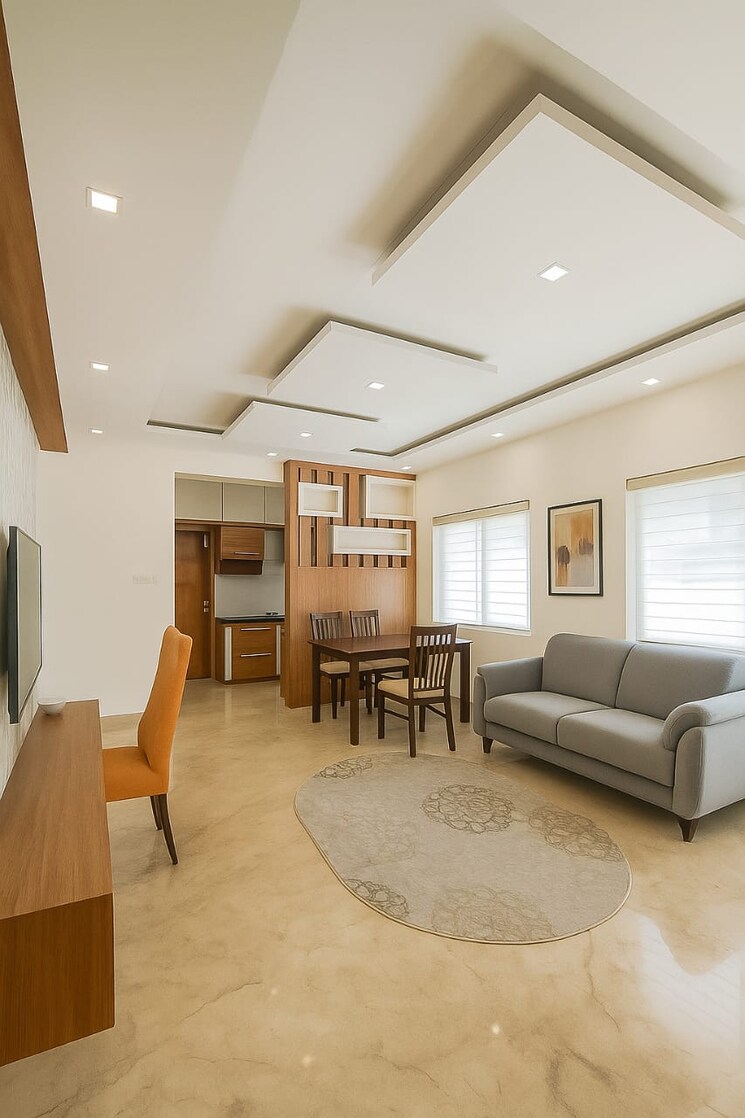 Living Room, hegde nagar 6+ Bedroom 1200 Sq.Ft. Builder Floor In Hegde Nagar Bangalore 9216196