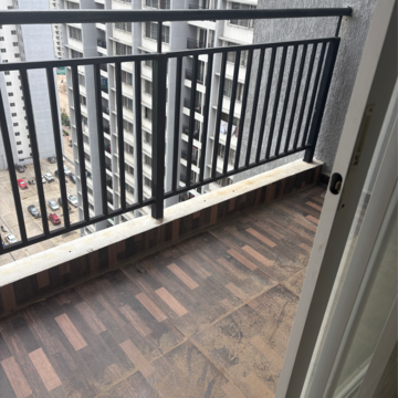 Balcony in 1 BHK Apartment at Kolte Patil Life Republic Oro Avenue, Kasarsai – for Sale