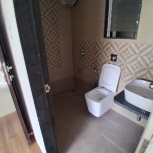 Bathroom in 1 BHK Apartment at Sanghvi S3 Proxima, Tilak Nagar – for Rent