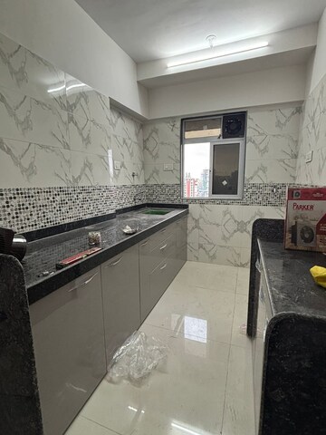 Kitchen in 2 BHK Apartment at Oxford Navrang Crystal, Goregaon West – for Rent