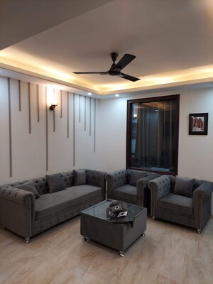 Living Room in 1 BHK Builder Floor at Sector 57 – for Rent