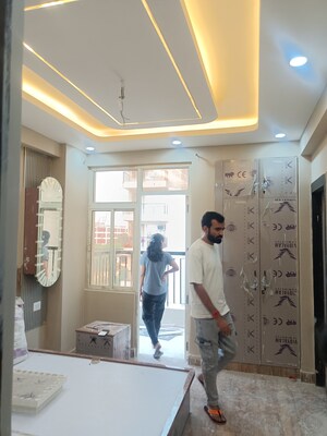 Living Room in 2 BHK Apartment at Nitishree Aura Chimera, Raj Nagar Extension – for Rent