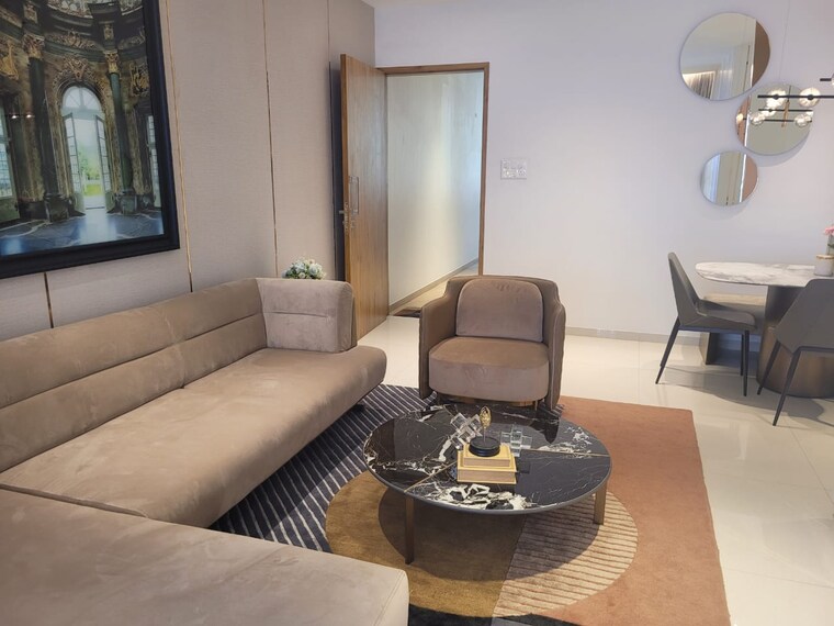 Living Room, gagan-myra 2 Bedroom 1066 Sq.Ft. Apartment In Kondhwa Pune 9216408