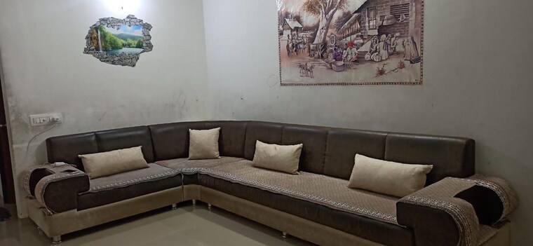Living Room, makarba 2 Bedroom 1050 Sq.Ft. Apartment In Makarba Ahmedabad 9216449