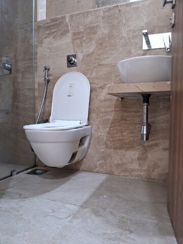 Bathroom in 3 BHK Apartment at Dosti Ambrosia, Wadala East – for Rent