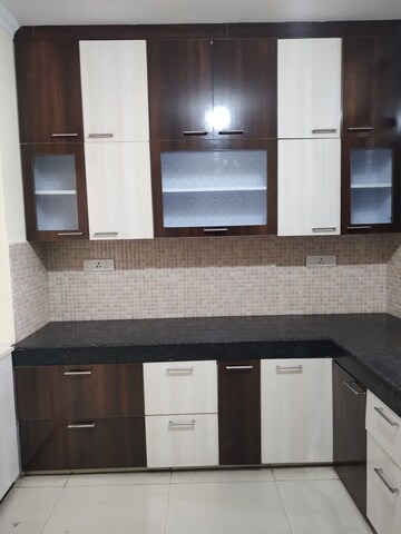 Kitchen in 3 BHK Apartment at Omega Orchid Heights, Faizabad Road – for Rent