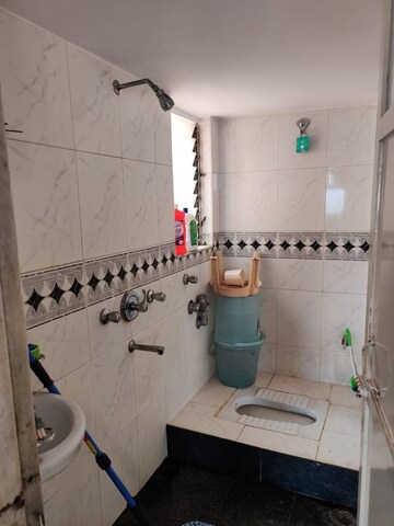 Bathroom in 1 BHK Apartment at Silver Square CHS Ltd, Santacruz East – for Rent