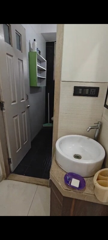 Bathroom in 3 BHK Apartment at Vijay Nagari Annex, Waghbil – for Rent