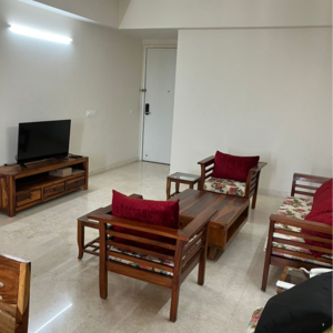 Living Room in 3 BHK Apartment at DLF The Ultima, Sector 81 – for Rent