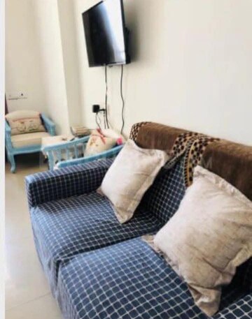 Living Room in 3 BHK Apartment at Prabhadevi CHS, Prabhadevi – for Rent