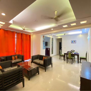 Living Room in 3 BHK Apartment at Prateek Laurel, Sector 120 – for Rent