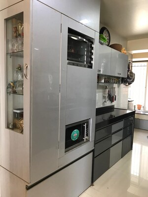 Kitchen in 2 BHK Apartment at Shivam CHS Pimple Saudagar, Pimple Saudagar – for Rent