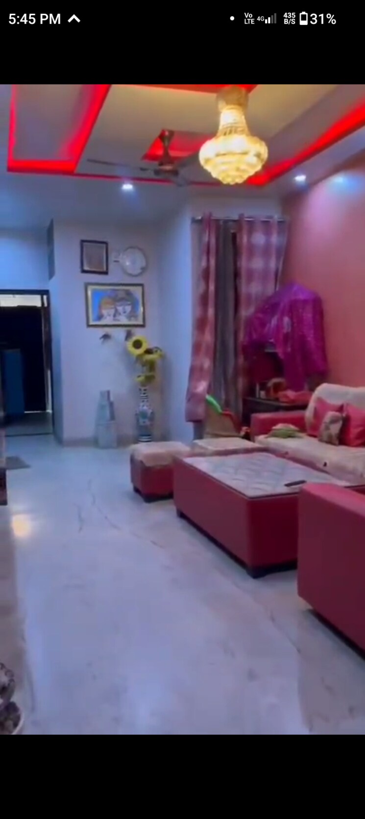 Living Room, anarkali colony 3 Bedroom 1152 Sq.Ft. Builder Floor In Anarkali Colony Delhi 9216647